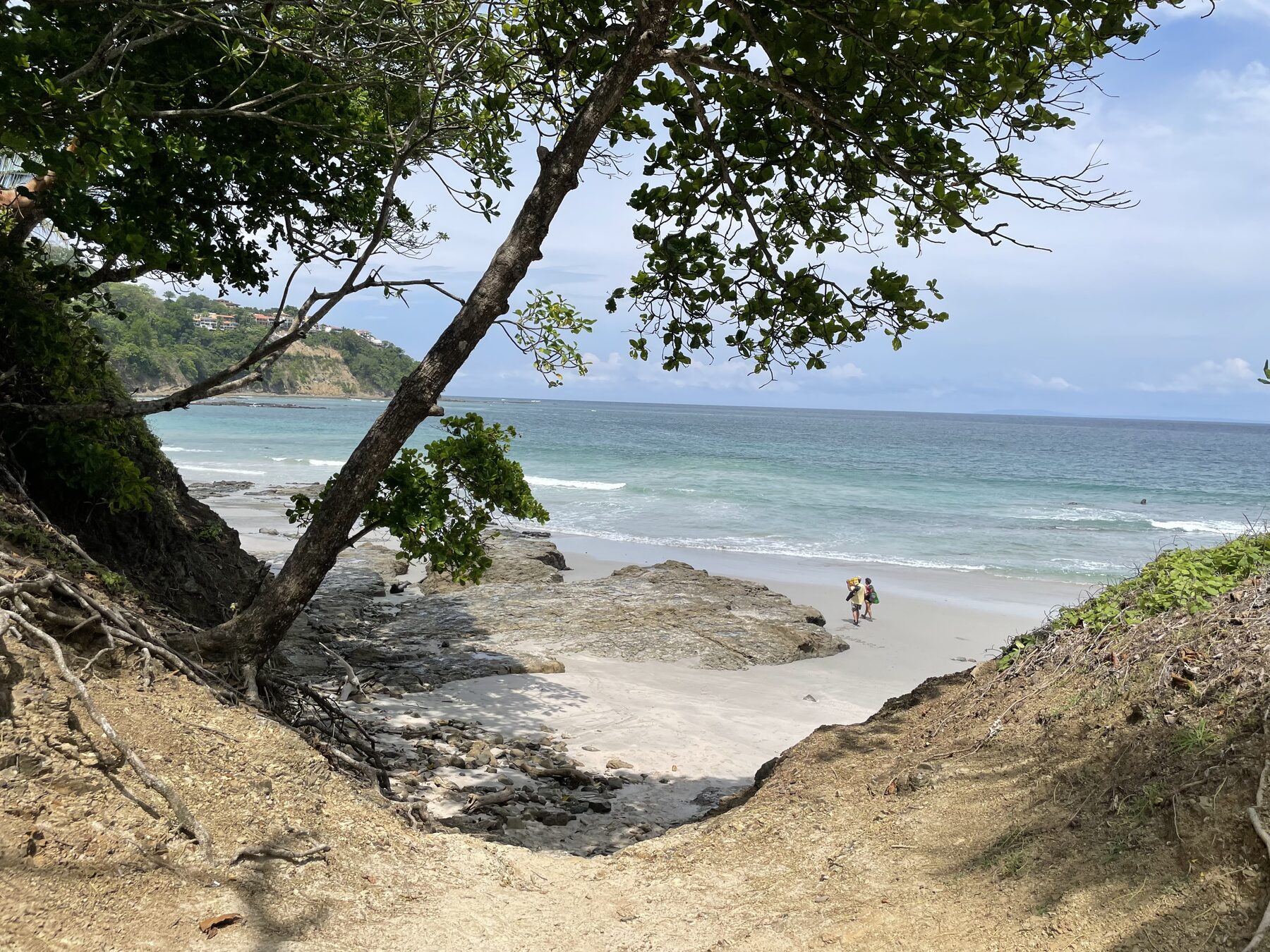 The secluded white-sand cove that makes Jaco Costa Rica best snorkeling. — Jacó beach snorkel tours with Snorkel Jaco